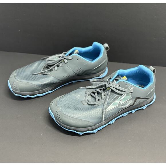 Altra Lone Peak 5 Men’s 15 Gray/Blue Trail Running Hiking Shoes ALOA4VQE431 - Picture 1 of 8